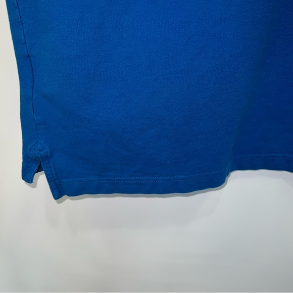 Columbia Button Up Adult XL Mens Blue Short Sleeve 100% Cotton Polo - Picture 14 of 16